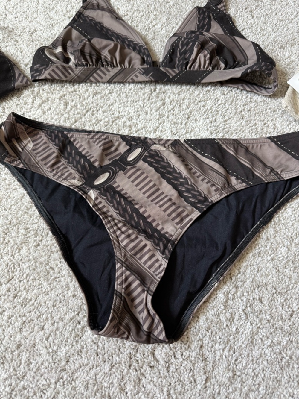 Hermes Two Piece Swimsuit Bikini Sz. 40 - Picture 2 of 15